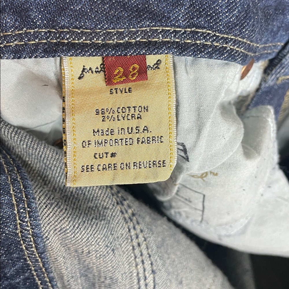 7 For All Mankind | Women’s Dark Wash Flynt Jeans Size 28 - Picture 6 of 6